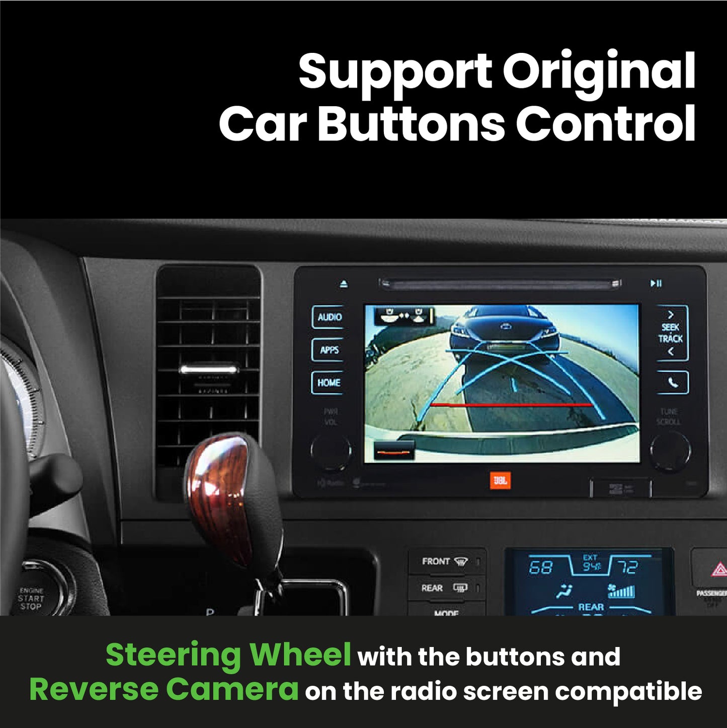 Toyota Sienna Head Unit Decoder CarPlay/AndroidAuto (2015-2018)