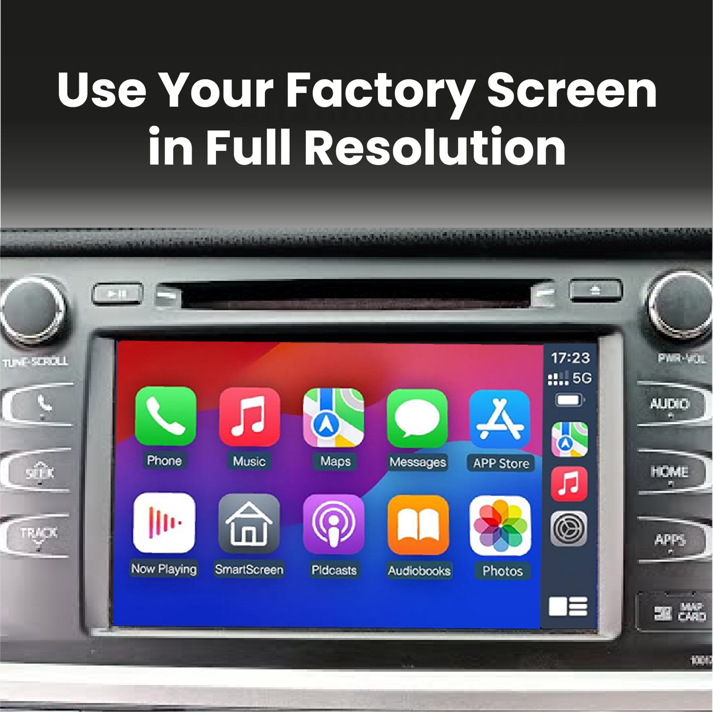 Toyota Kluger (Australia) Decoder CarPlay/AndroidAuto (2014-2019) - [Fujitsu Ten]