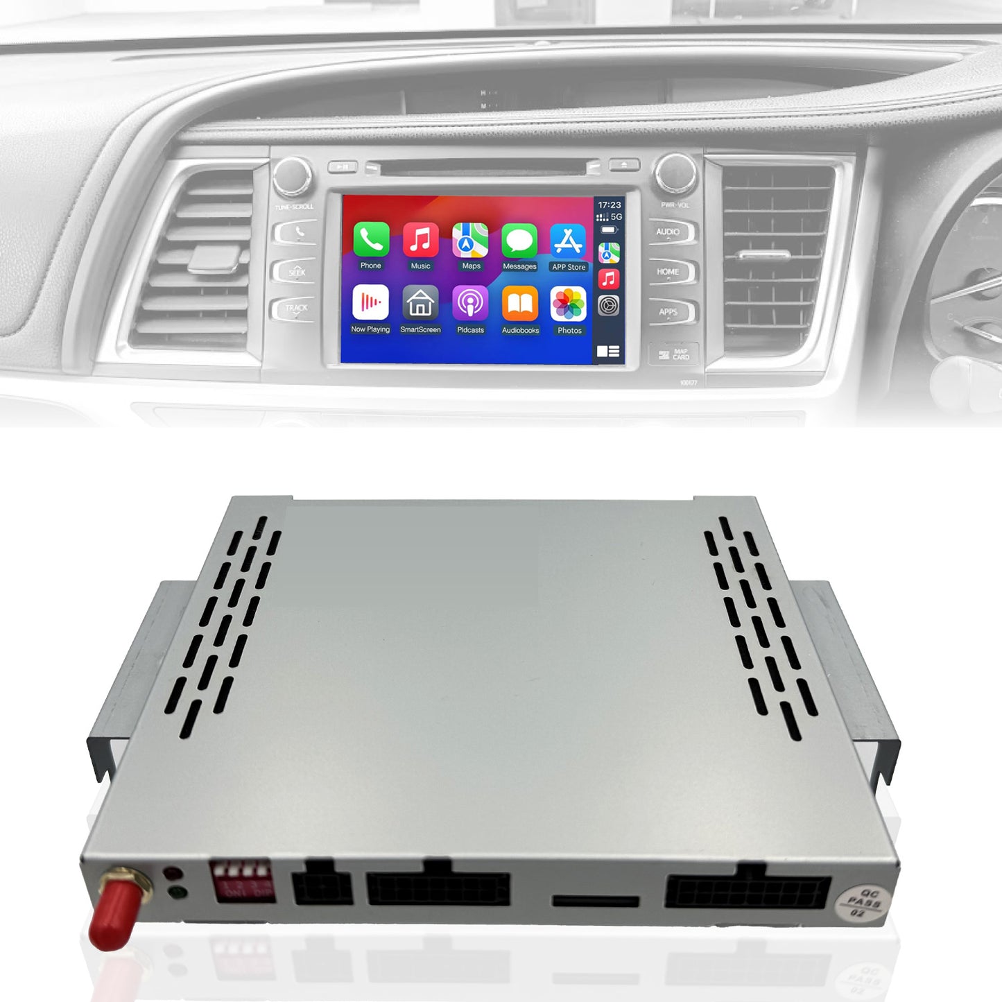 Toyota Kluger (Australia) Decoder CarPlay/AndroidAuto (2014-2019) - [Fujitsu Ten]