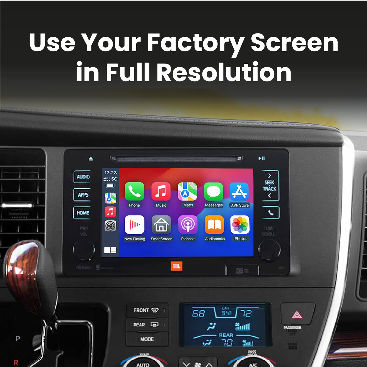 Toyota Sienna Head Unit Decoder CarPlay/AndroidAuto (2015-2018)